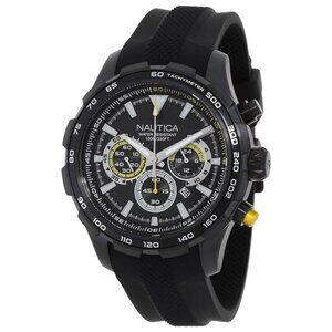 FX03696B NWT Nautica Fashion Men's Quartz Steel Authentic Watch